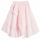 YMC Women's Draped Midi Skirt in Light Pink