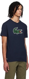 Lacoste Navy Croc Print T-Shirt