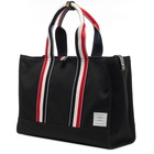 Thom Browne East West Grosgrain Strap Tote Bag