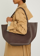 Mansur Gavriel Everyday Grained Leather Tote bag - Chocolate - One Size