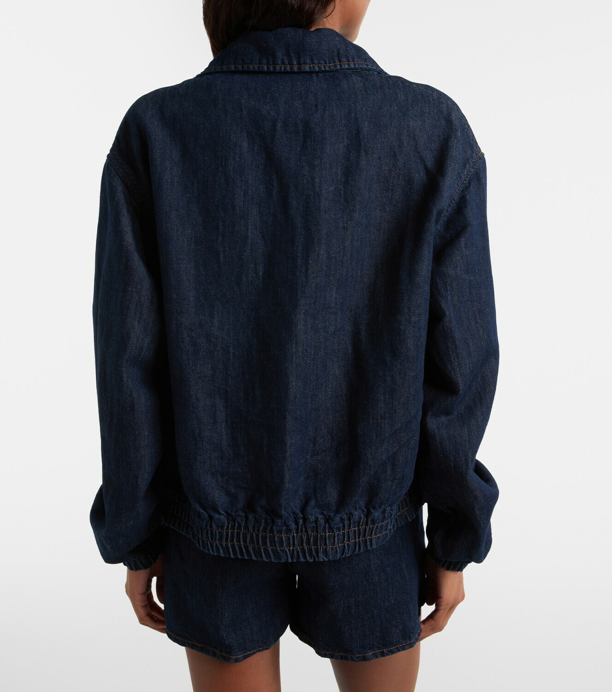 7 For All Mankind Denim bomber jacket