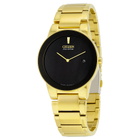 Citizen Axiom Black Dial Gold-tone Mens Watch AU1062-56E