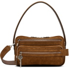 Acne Studios Brown Camero Party Suede Bag