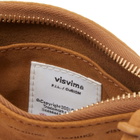 Visvim Men's Suede Essentials Case in Light Brown 