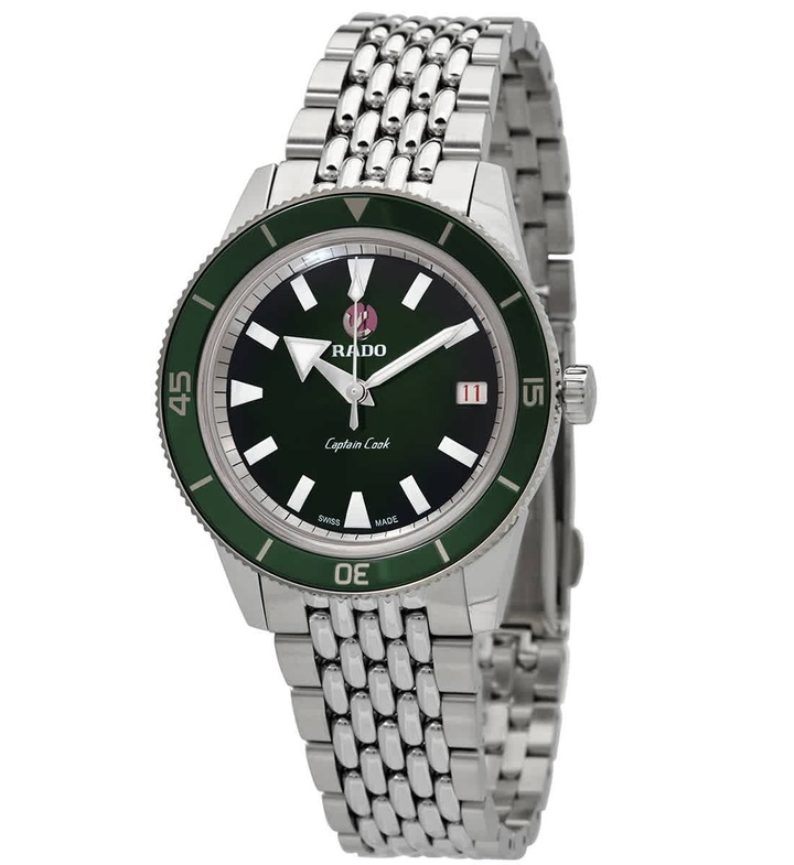 Photo: Rado Captain Cook Automatic Green Dial Unisex Watch R32500328