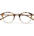 Mr Leight - Stanley C Round-Frame Tortoiseshell Acetate and Gold-Tone Titanium Optical Glasses - Tortoiseshell