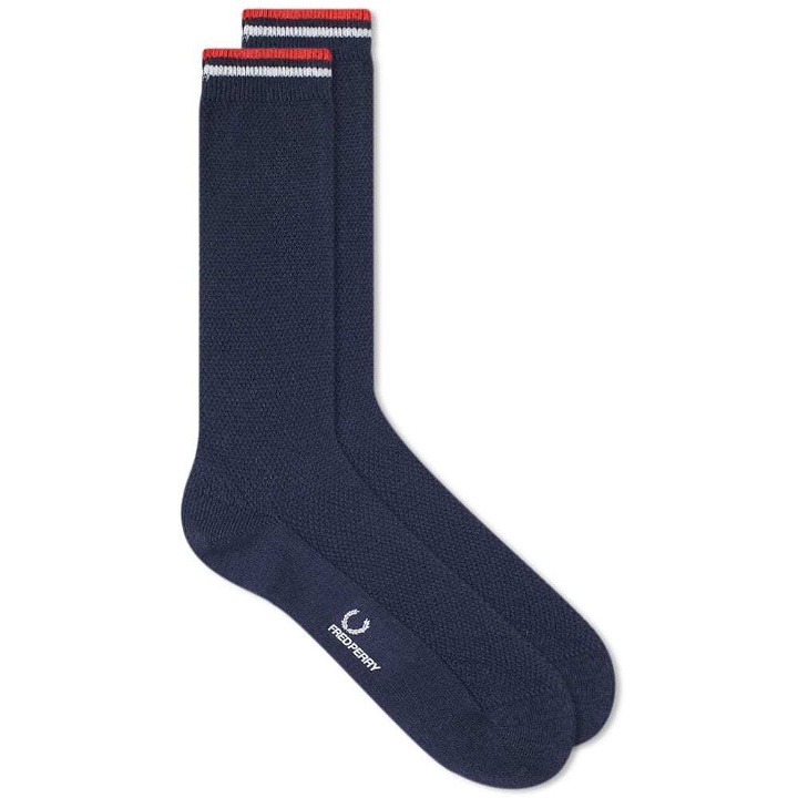 Photo: Fred Perry Tipped Sport Sock Navy
