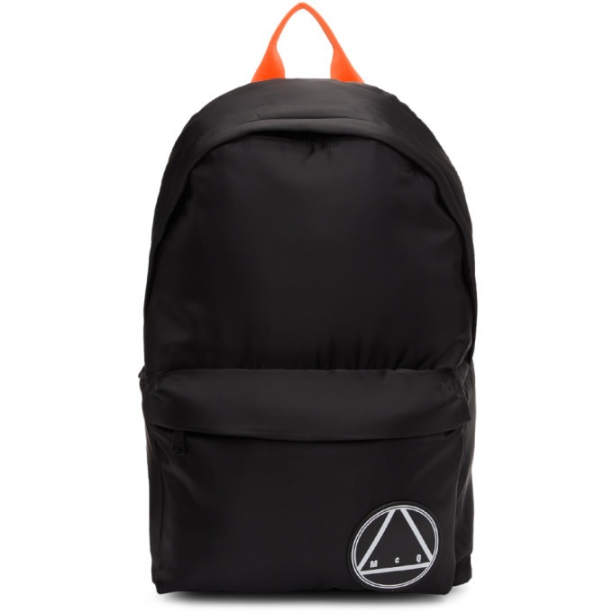 Photo: McQ Alexander McQueen Black Oversized Glyph Backpack