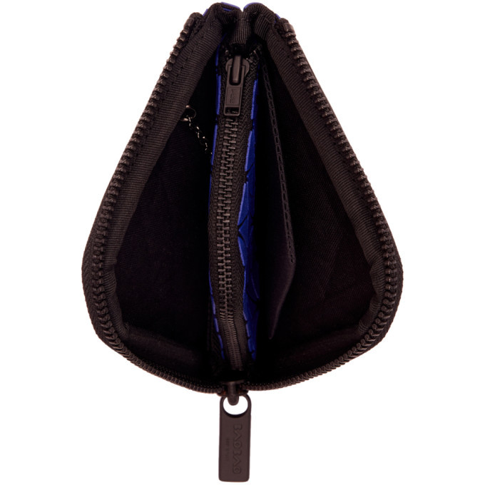 Bao Bao Issey Miyake Blue Matryoshka Zip Wallet Bao Bao Issey Miyake