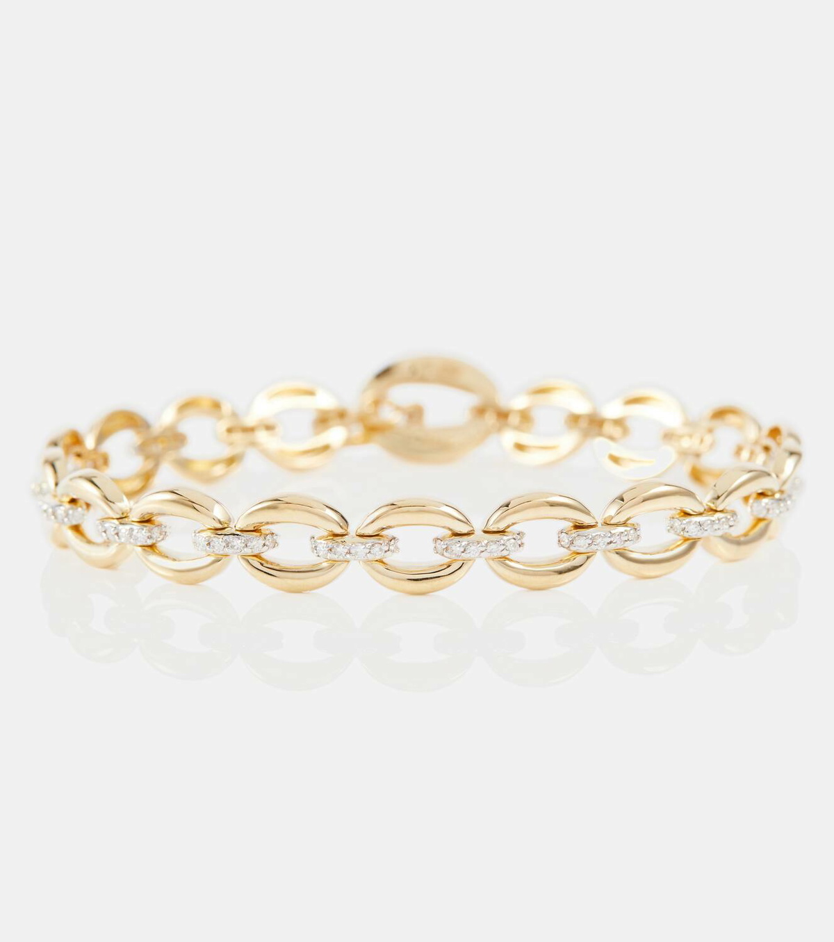Nadine Aysoy Catena 18kt gold bracelet with diamonds