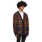 Etro Multicolor Knit Check Cardigan