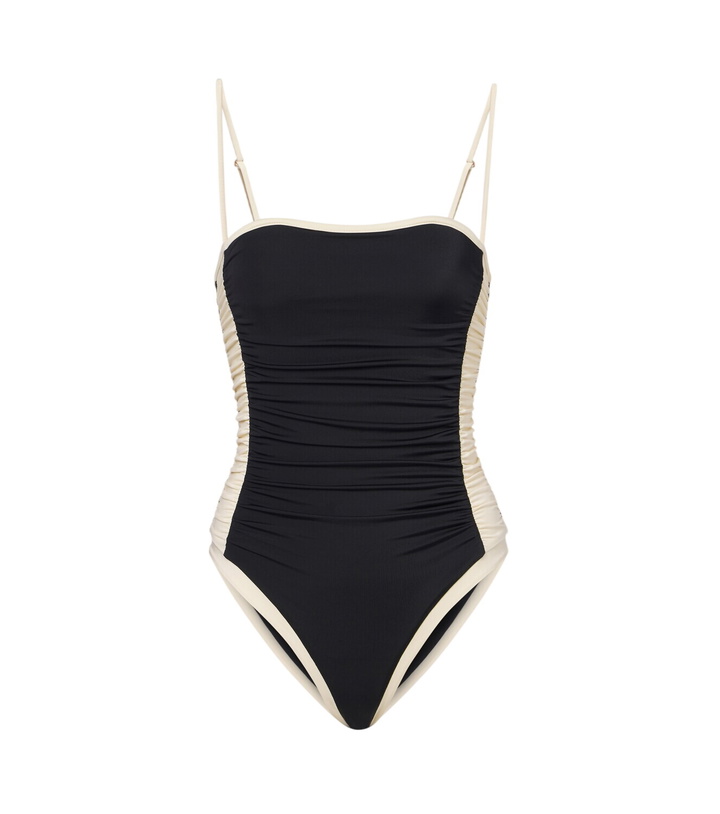 Photo: Johanna Ortiz Ruched swimsuit