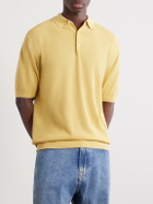 Beams Plus - Cotton-Blend Piqué Polo Shirt - Yellow