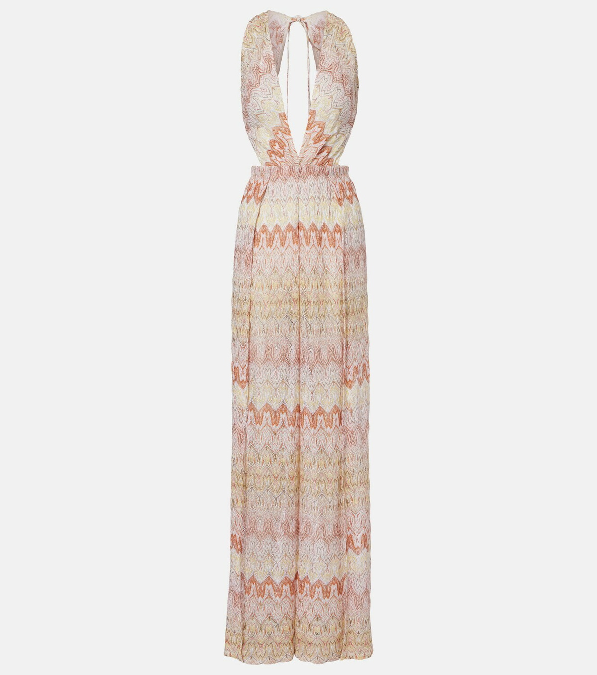 Missoni Open-back lamé jumpsuit