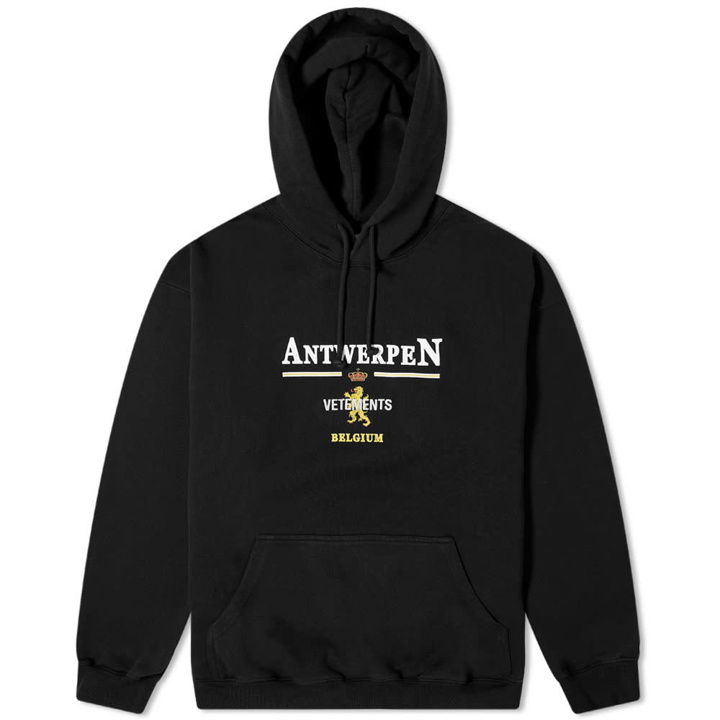 Photo: VETEMENTS Oversize Antwerp Logo Hoody