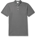 HANDVAERK - Pima Cotton-Piqué Polo Shirt - Gray