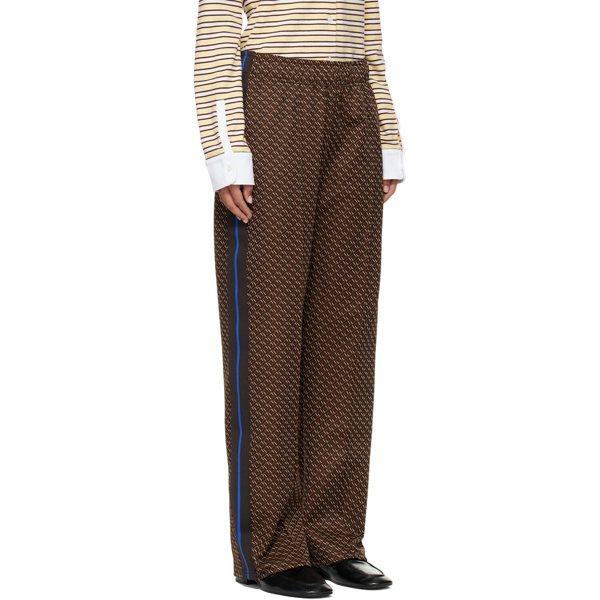 Wales Bonner Brown Mudra Lounge Pants