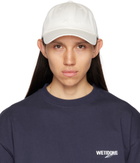 We11done White Small Logo Cap