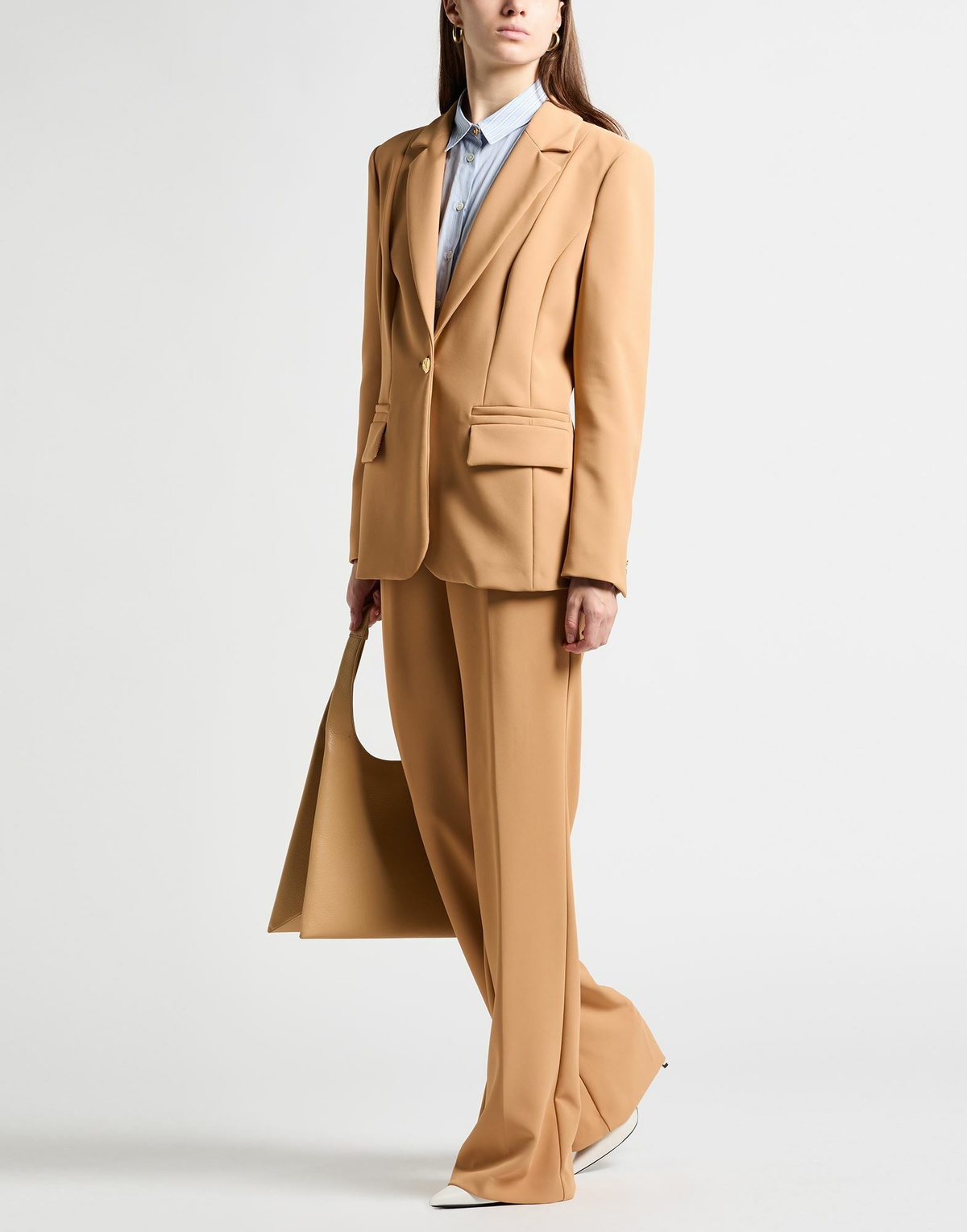 Elisabetta Franchi Essentials Womens Suit Sand