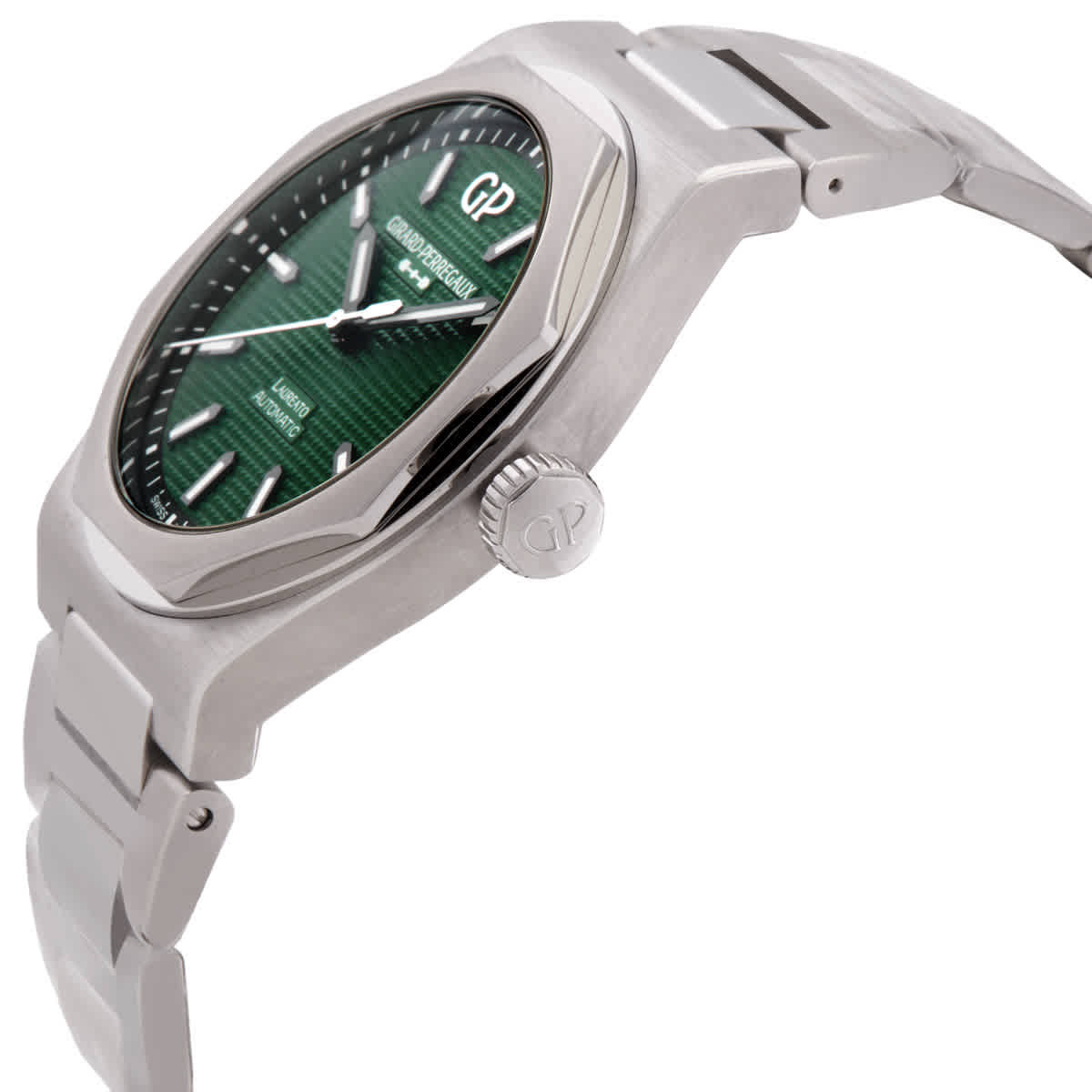 Girard Perregaux Laureato Automatic Green Dial Mens Watch 81010-11-3153-1CM