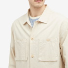 Folk Men's Patch Overshirt in Soft Pink