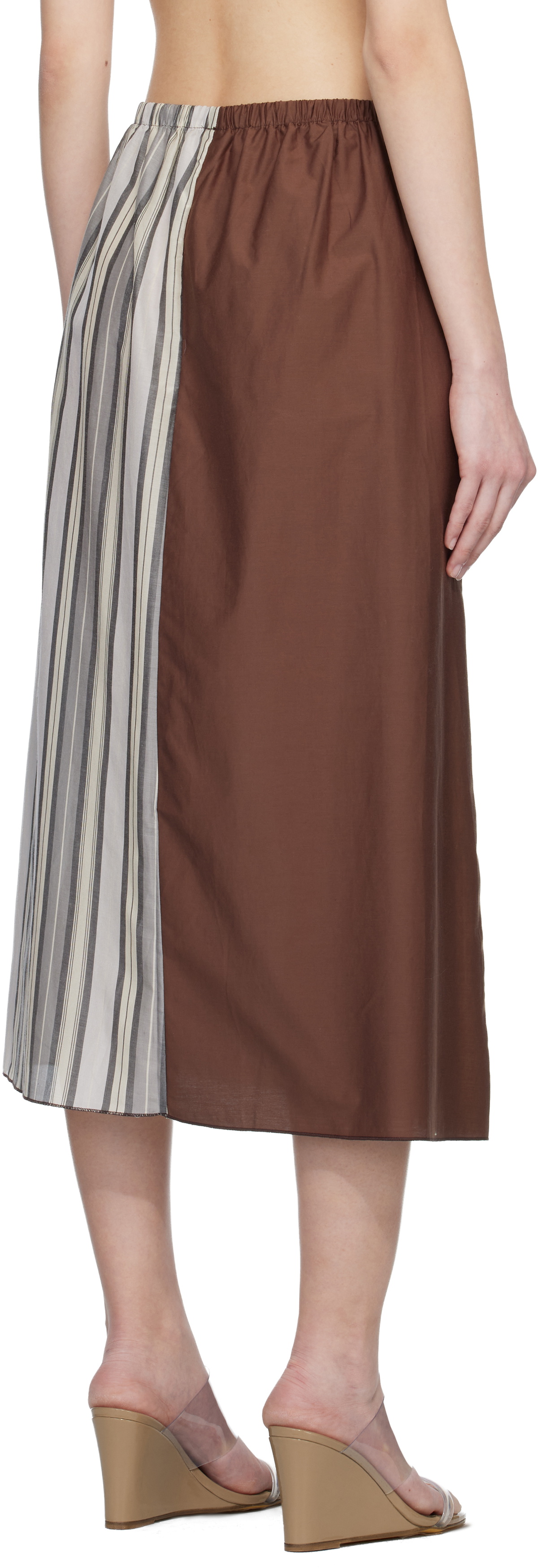 Baserange SSENSE Exclusive Multicolor Vesa Midi Skirt