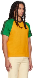 Wales Bonner Yellow & Green adidas Originals Edition T-Shirt