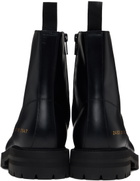 Common Projects Black Combat Boots