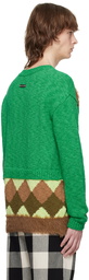 Andersson Bell Green Argyle Sweater