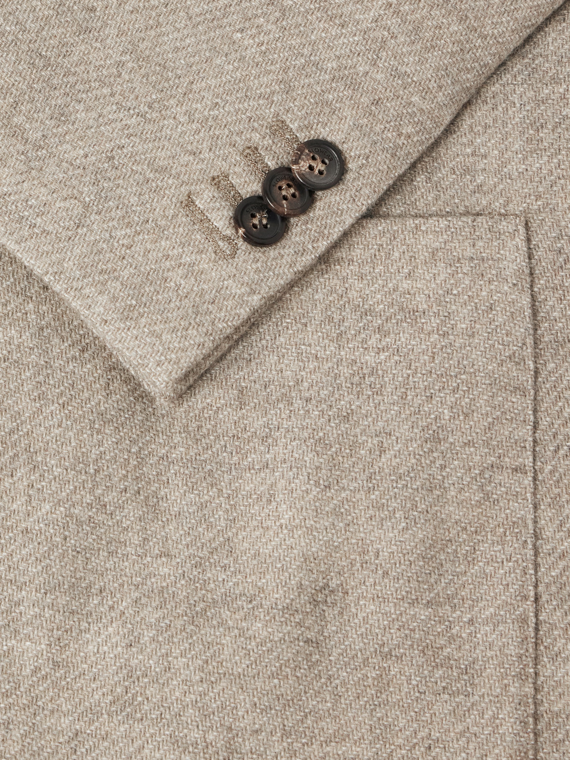 Slowear - Cotton, Wool and Cashmere- Blend Jacquard Blazer - Neutrals