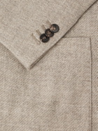 Slowear - Cotton, Wool and Cashmere- Blend Jacquard Blazer - Neutrals