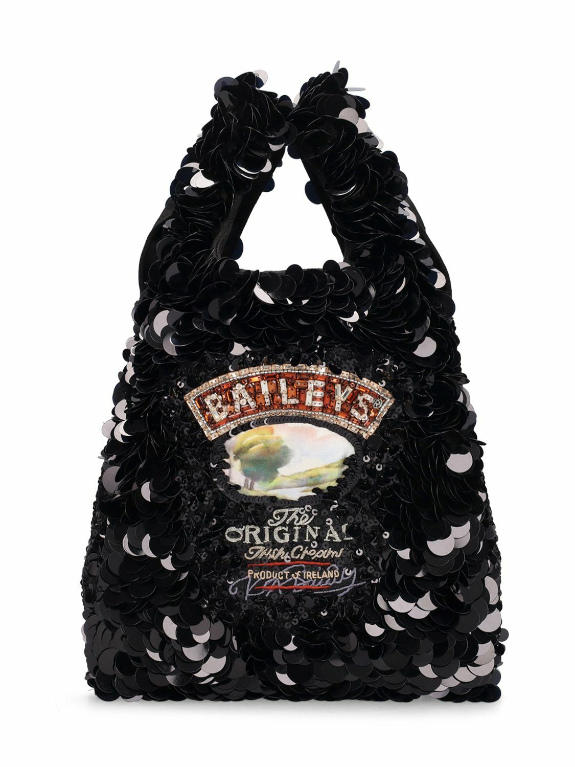 ANYA HINDMARCH Mini Baileys Sequined Tote Anya Hindmarch