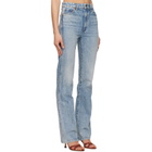 KHAITE Blue Danielle Stretch Jeans