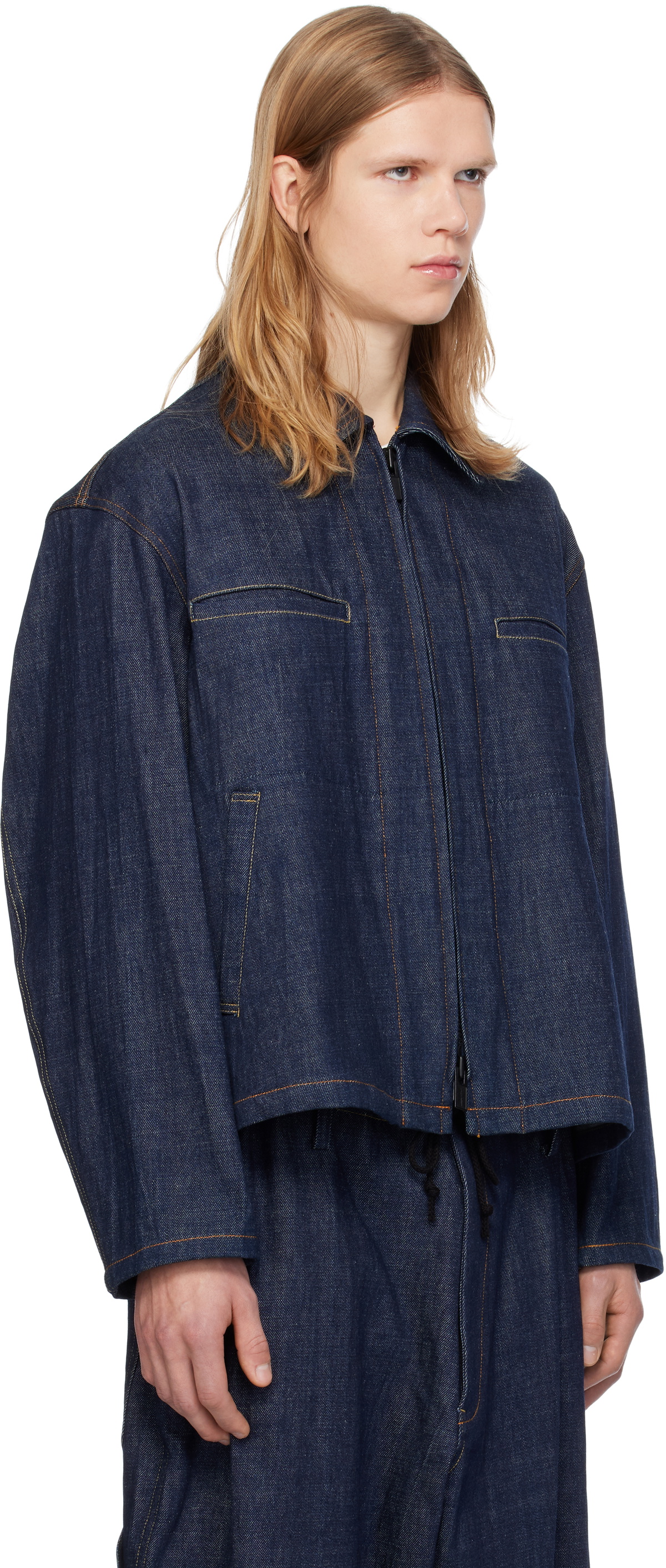 Y’s ダウン ネイビー Y's ダウン ネイビー DOWN JACKET | Yohji Yamamoto (ヨウジ