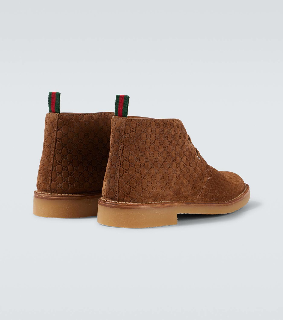 Gucci GG suede ankle boots
