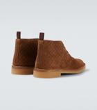 Gucci GG suede ankle boots