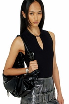 Diesel Sleeveless rib-knit polo top in silk blend - T-Shirts - Woman -