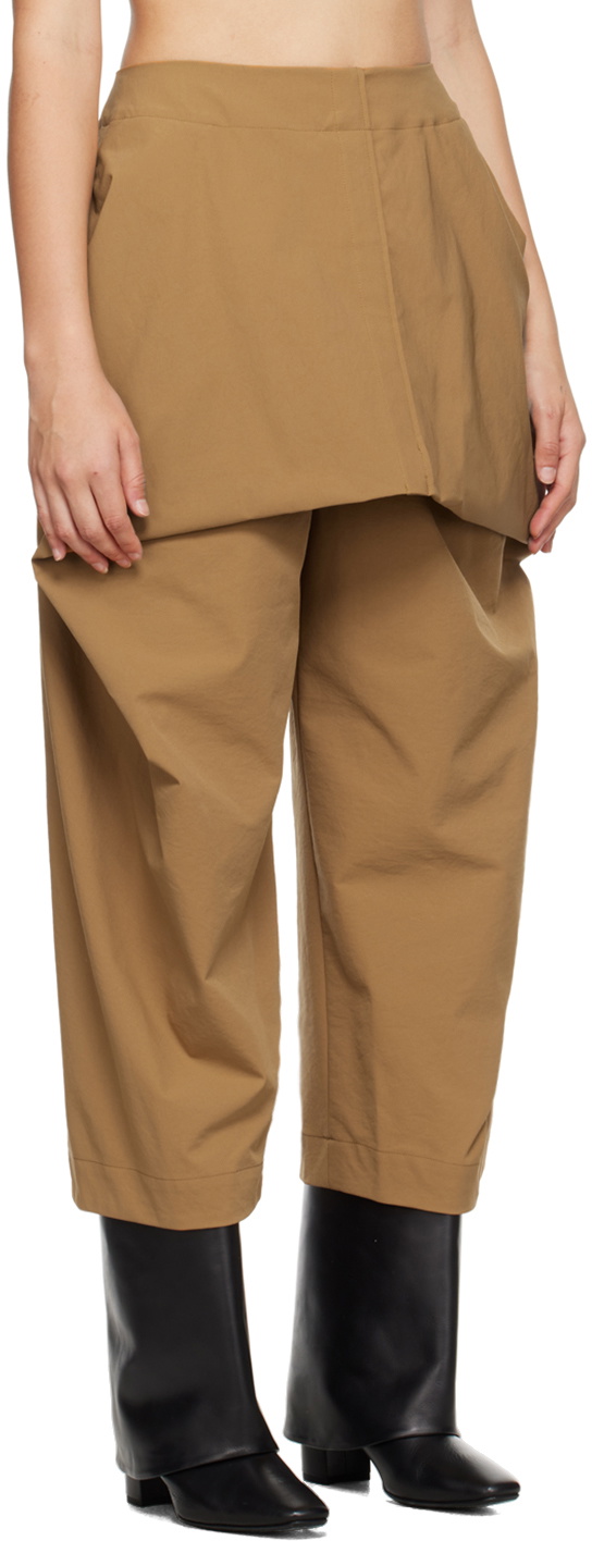 ISSEY MIYAKE Brown Canopy Trousers Issey Miyake Men