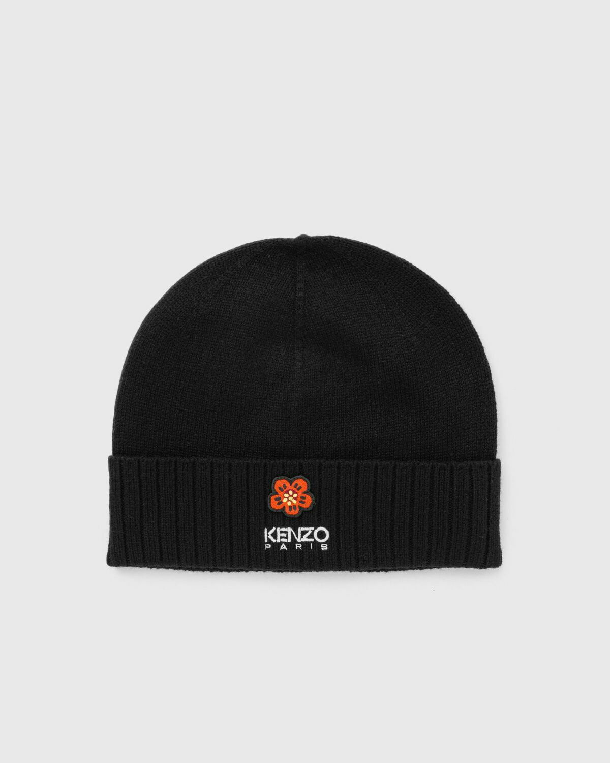 Kenzo Black & Red Kansai Yamamoto Edition Wool Beanie