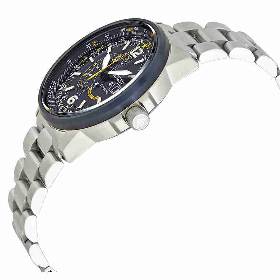 Citizen Blue Angels Promaster Nighthawk Eco-Drive Blue Dial Mens Watch BJ7006-56L