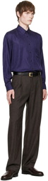 LEMAIRE Purple Loose Shirt