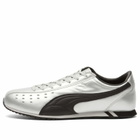 Puma Sprint Metallic Sneaker in Silver/Black