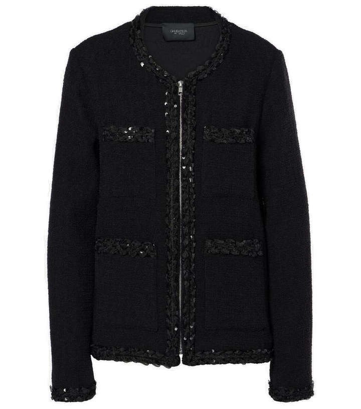 Photo: Giambattista Valli Sequined wool-blend jacket