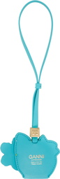 GANNI Blue Strawberry Keychain