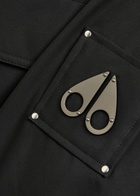 Moose Knuckles Jacques Logo Woven Jacket Black