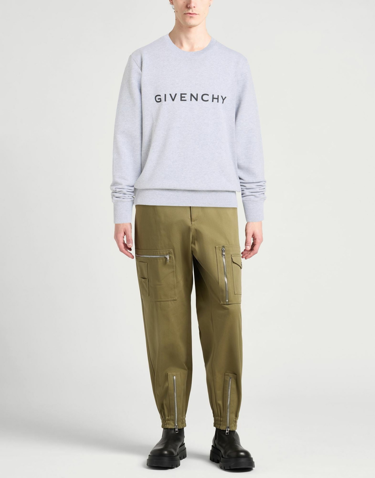 Givenchy Mens Sweatshirt in Light grey