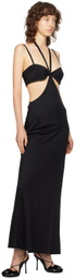Anna October Black Adele Maxi Dress