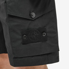 Stone Island Men's Ghost Cargo Shorts in Black