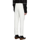 Haider Ackermann White Corduroy Classic Trousers