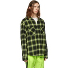 Amiri Yellow Plaid Shirt